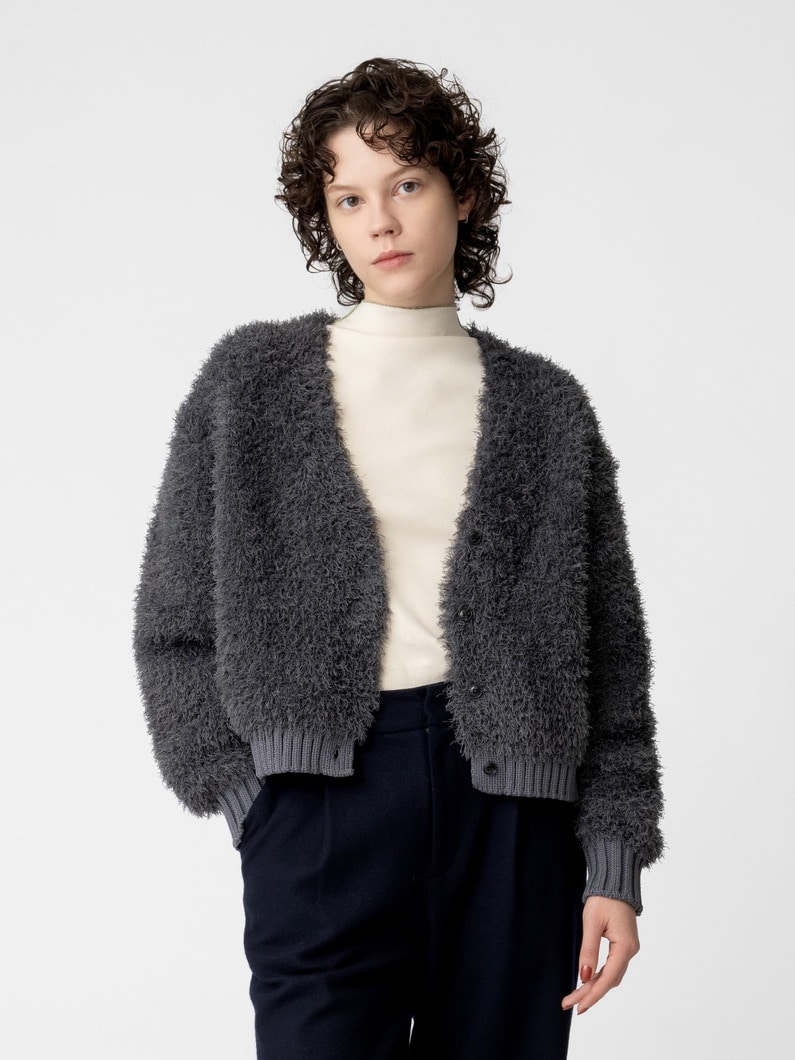 カラーステッチ メロウ リブトップス 詳細画像 ivory 3