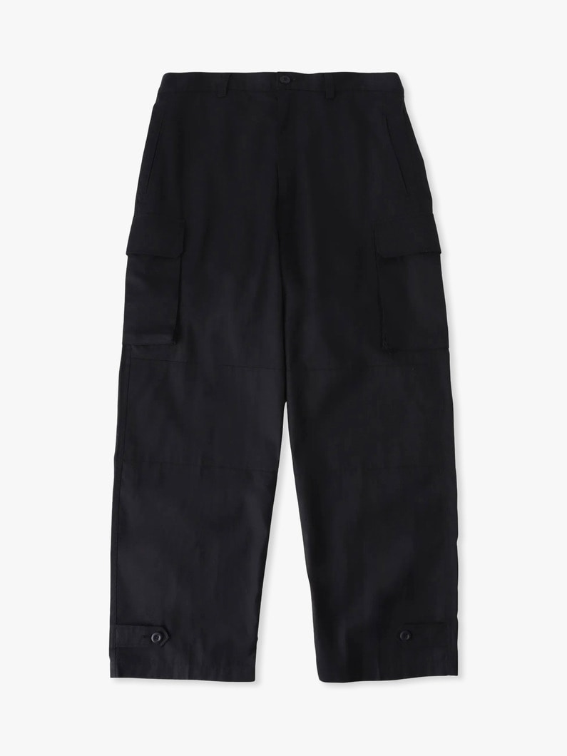 ライトキャンバス カーゴパンツ 詳細画像 black 4