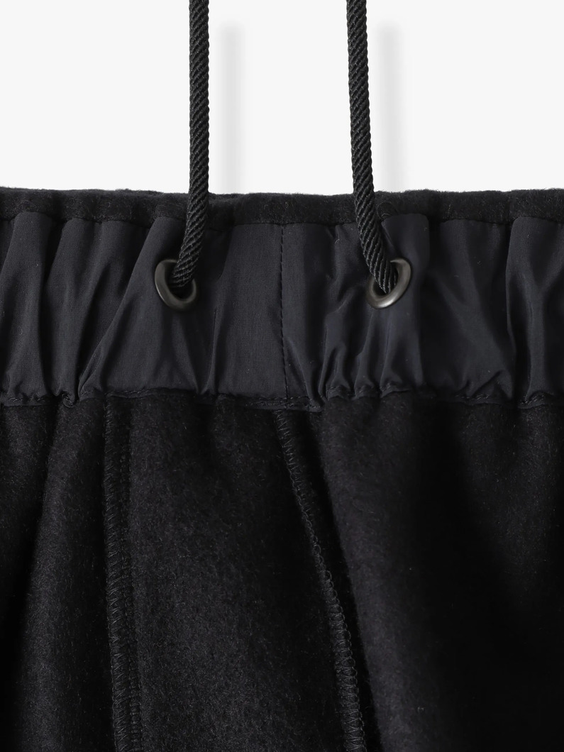 シルク フリースパンツ 詳細画像 black 2