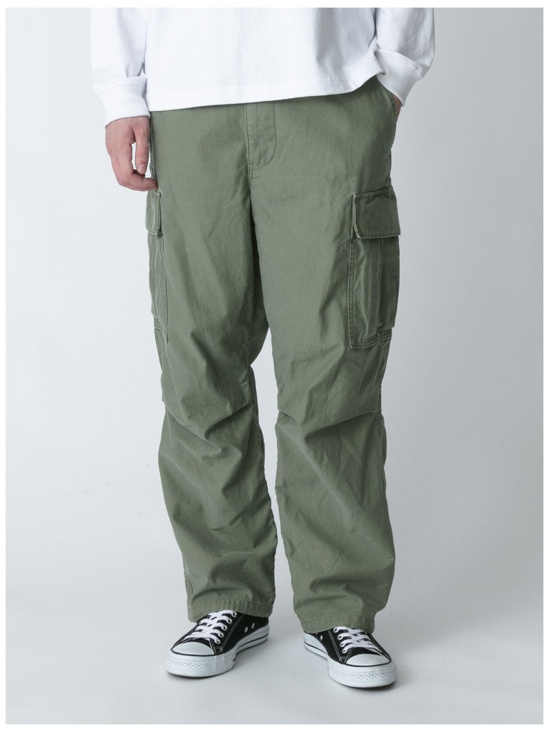 ワイドフィット カーゴパンツ 詳細画像 olive
