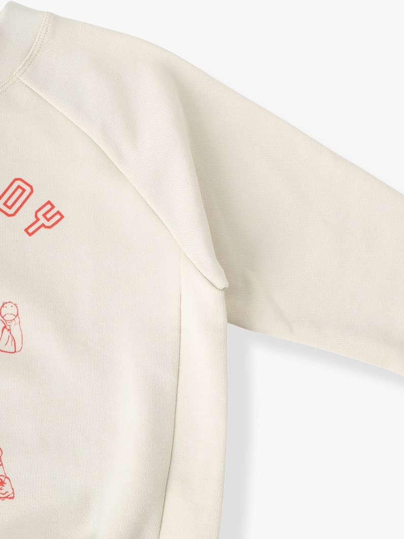 グラフィック スウェットシャツ（オフホワイト/4-10Y） 詳細画像 off white 2