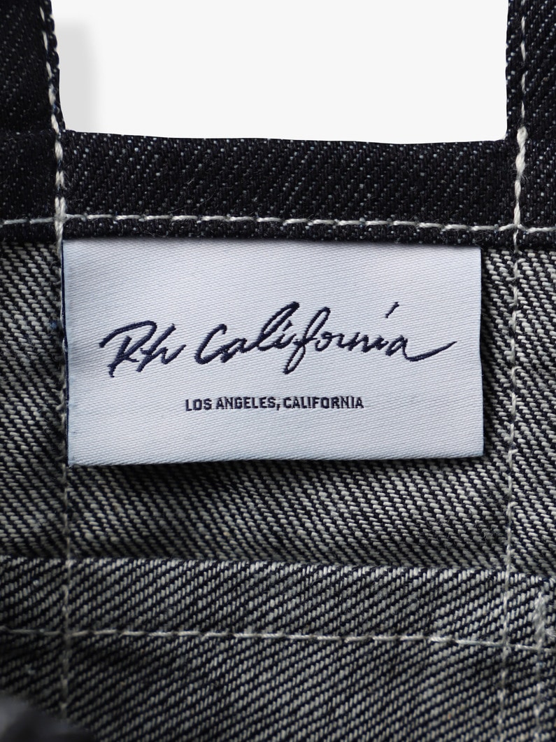 オーガニックデニム スクエアトートバッグ（S） 詳細画像 indigo 5