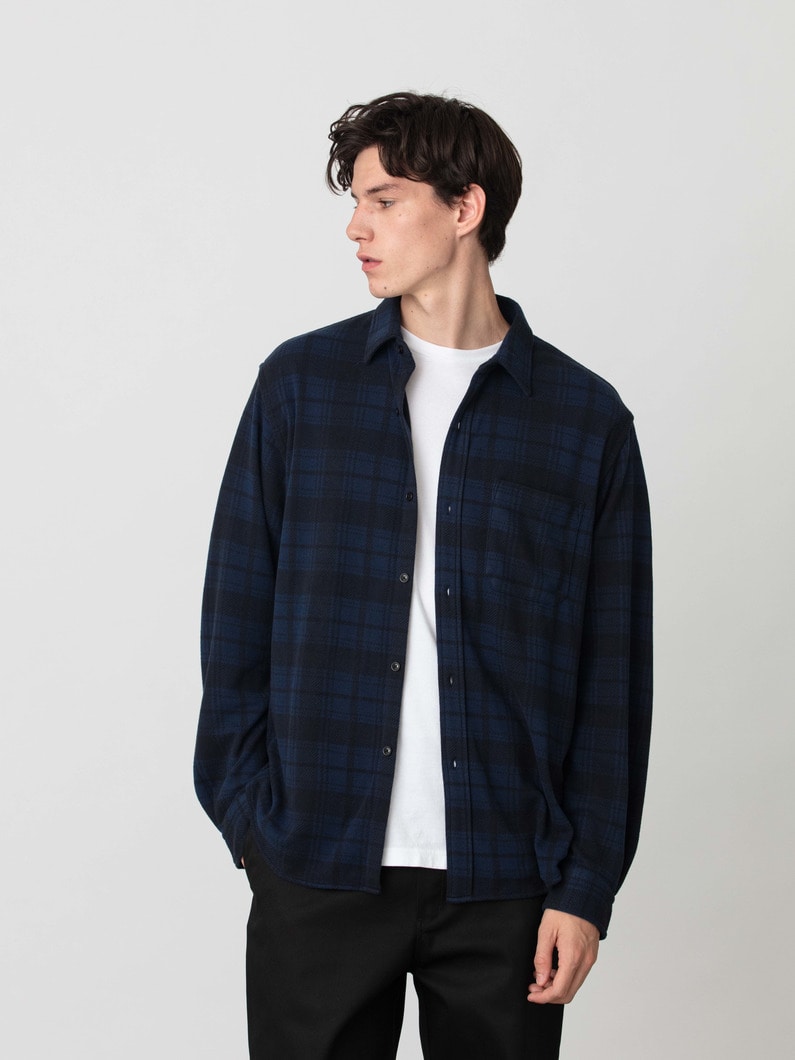 スーパーソフト ニット シャツ 詳細画像 navy 2