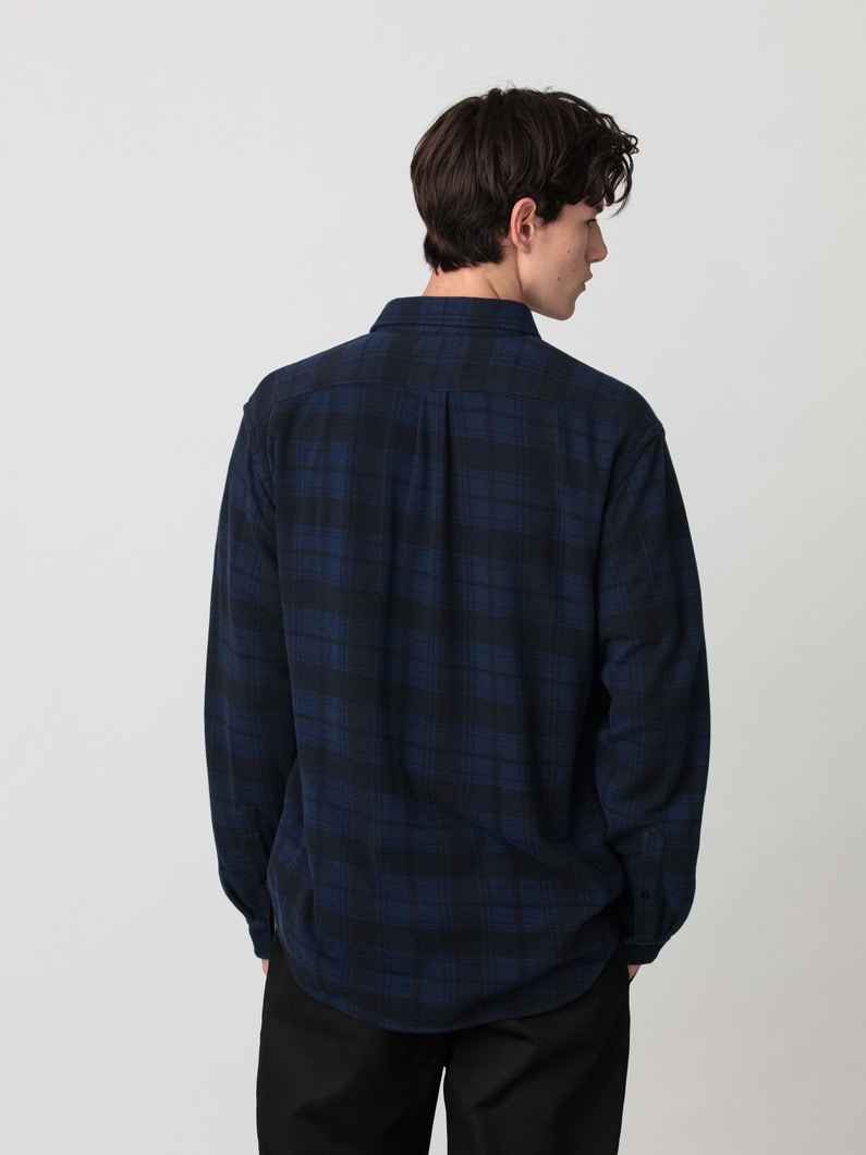 スーパーソフト ニット シャツ 詳細画像 navy 3
