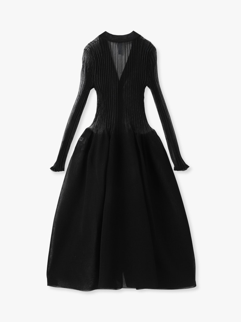 ポッタリー ルーセント カーディガン ドレス 詳細画像 black 1