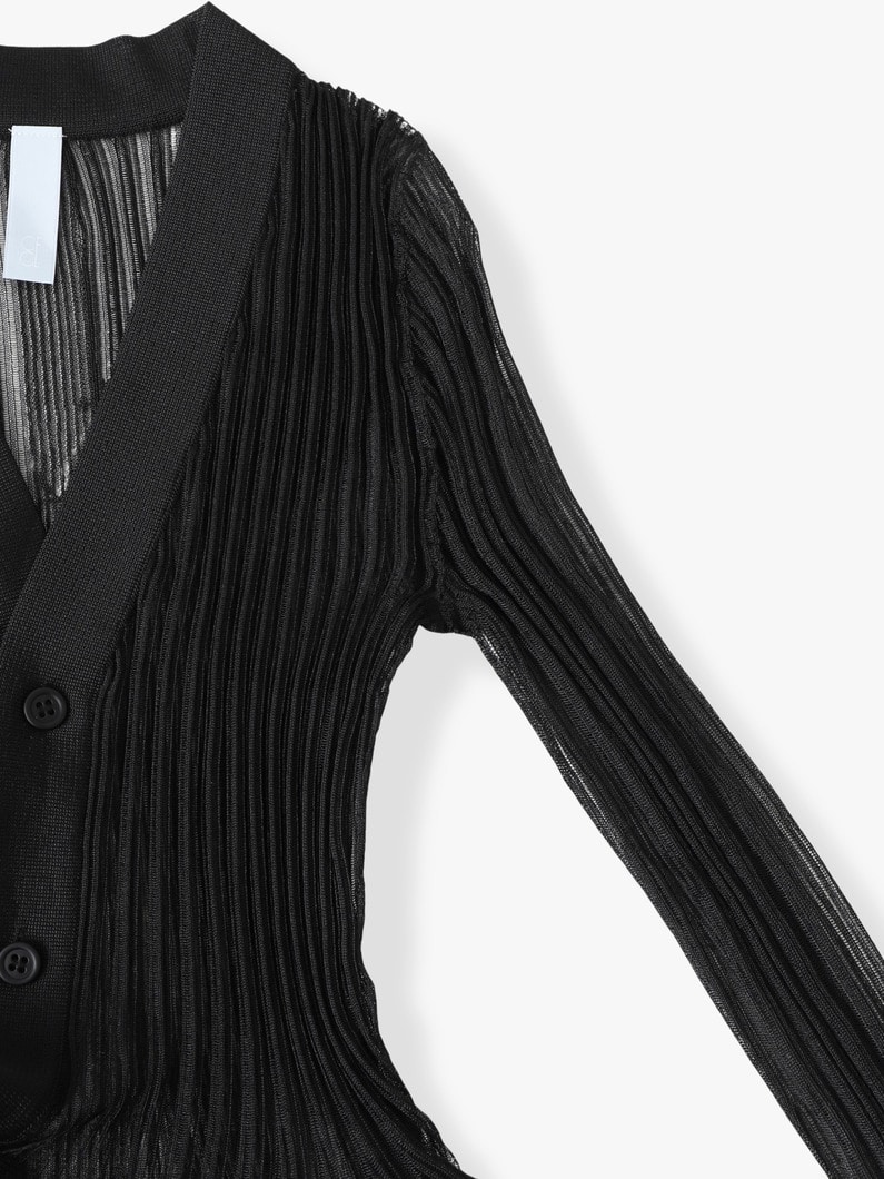 ポッタリー ルーセント カーディガン ドレス 詳細画像 black 2