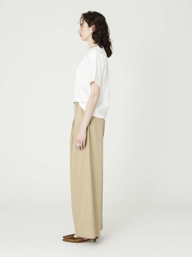 タック イージーパンツ（キャメル/ネイビー） 詳細画像 camel 4