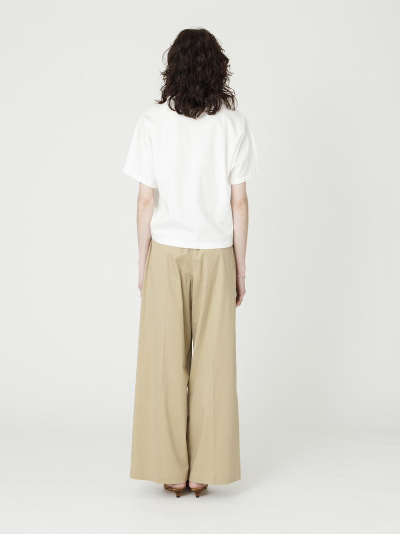 タック イージーパンツ（キャメル/ネイビー） 詳細画像 camel 5