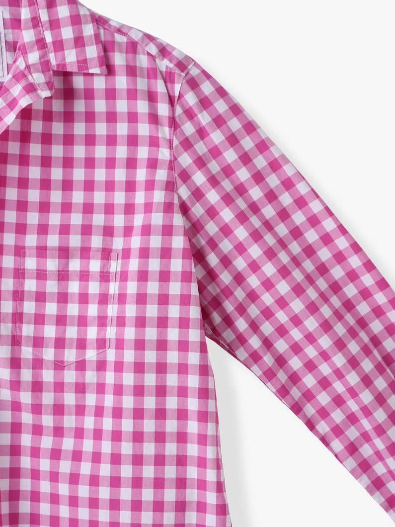 アイリーン ギンガムチェック シャツ（ピンク） 詳細画像 pink 2