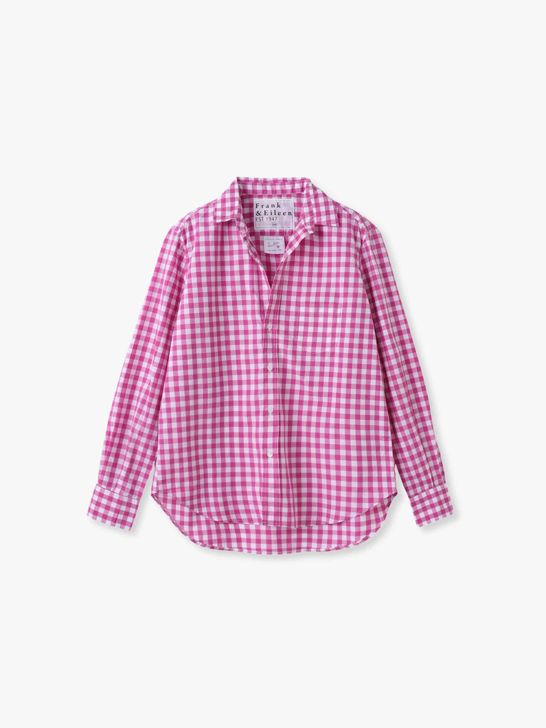 アイリーン ギンガムチェック シャツ（ピンク） 詳細画像 pink 3