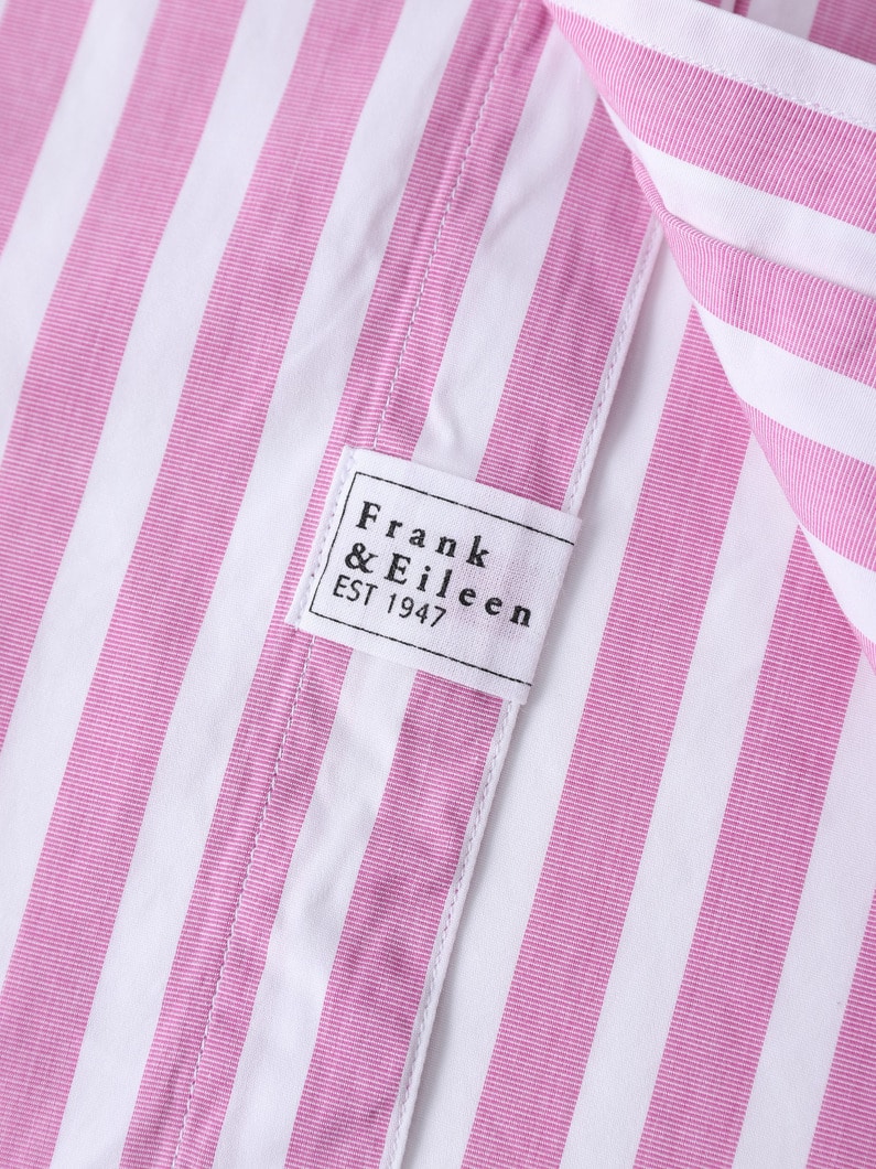 アイリーン ワイドストライプ シャツ（ピンク） 詳細画像 pink 3