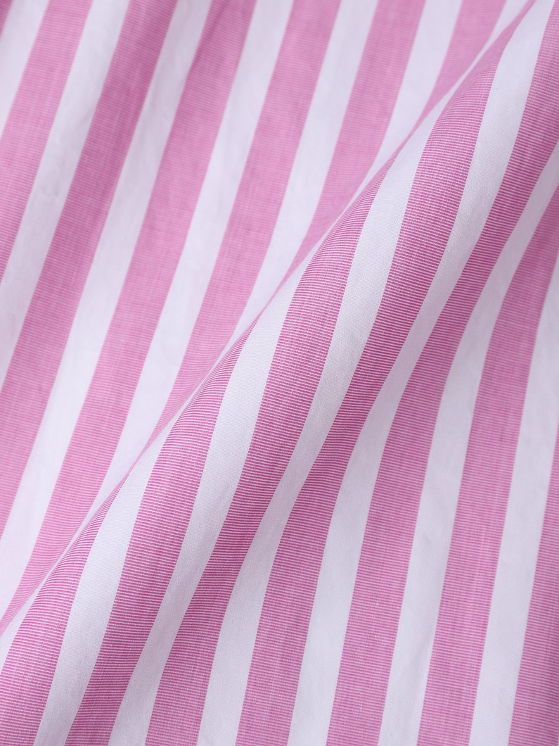 アイリーン ワイドストライプ シャツ（ピンク） 詳細画像 pink 4