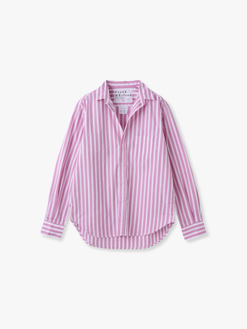 アイリーン ワイドストライプ シャツ（ピンク） 詳細画像 pink 1