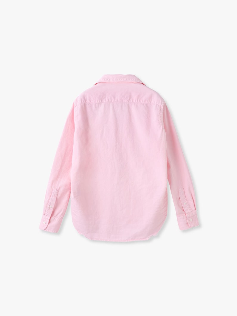 アイリーン イタリアンカラー フェイマス デニムシャツ（ライトピンク） 詳細画像 light pink 1