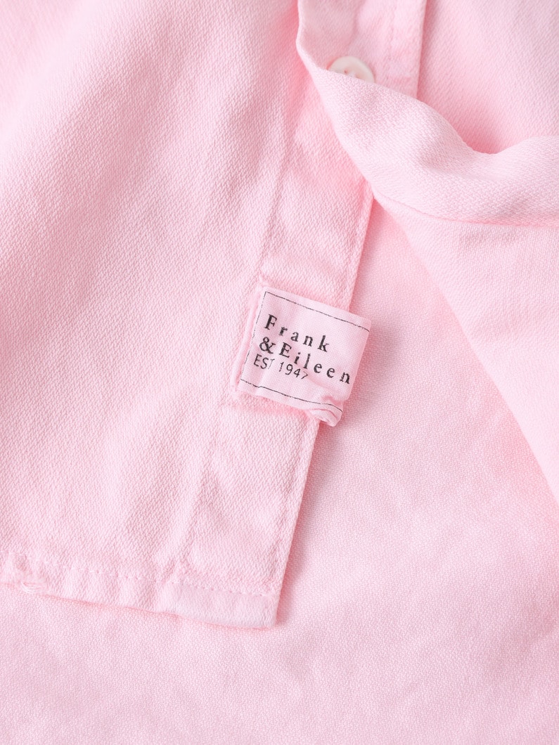 アイリーン イタリアンカラー フェイマス デニムシャツ（ライトピンク） 詳細画像 light pink 3