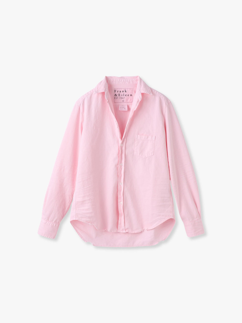 アイリーン イタリアンカラー フェイマス デニムシャツ（ライトピンク） 詳細画像 light pink 4