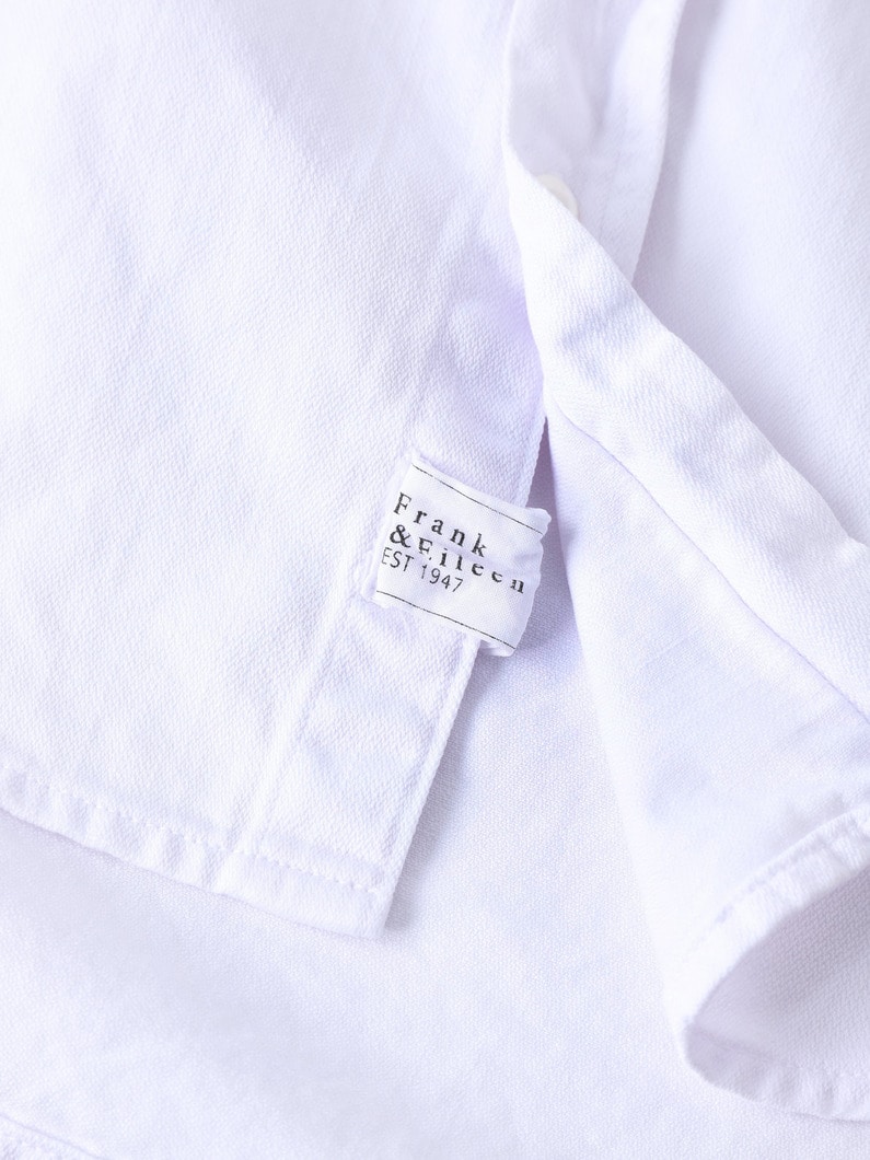 アイリーン フェイマス デニムシャツ（ホワイト/ブラック） 詳細画像 white 3