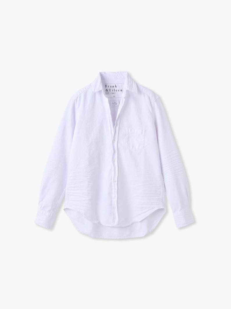 アイリーン フェイマス デニムシャツ（ホワイト/ブラック） 詳細画像 white 3