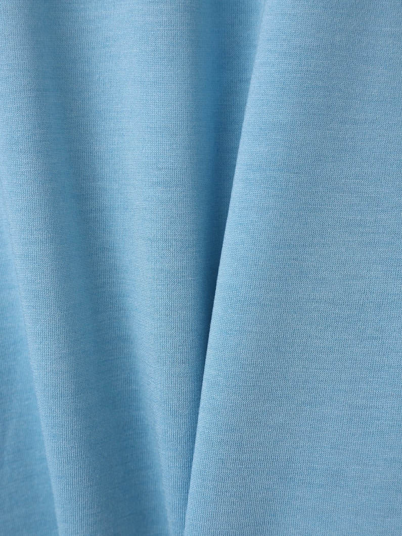 モダールシルクジャージー クルーネック プルオーバー 詳細画像 white 3