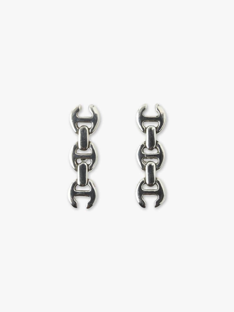 3mm Toggle Studs Pierced Earrings 詳細画像 silver 3