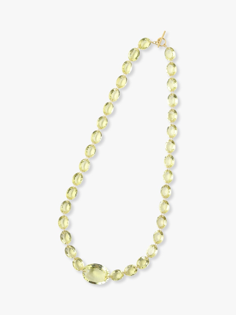 Salome Necklace (Lemon quartz) 詳細画像 gold 1