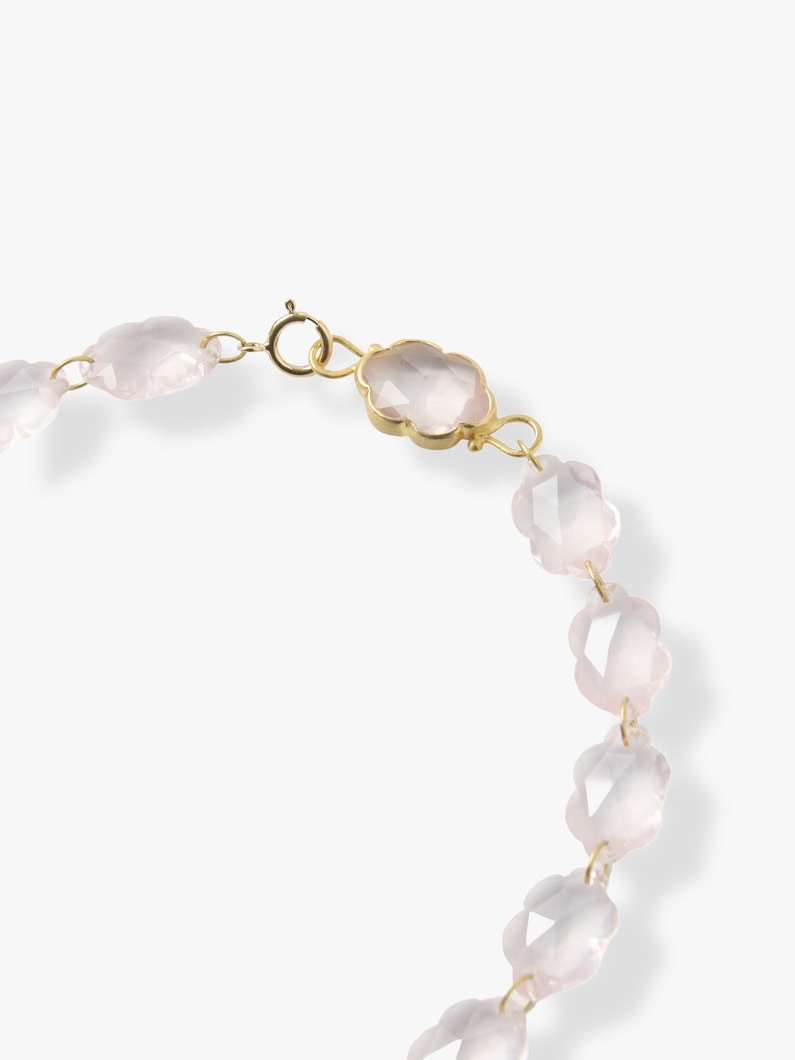 Heaven Necklace (rose quartz) 詳細画像 gold 2