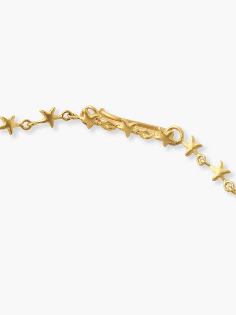 Small Starfish Sequins Necklace 詳細画像 gold 1