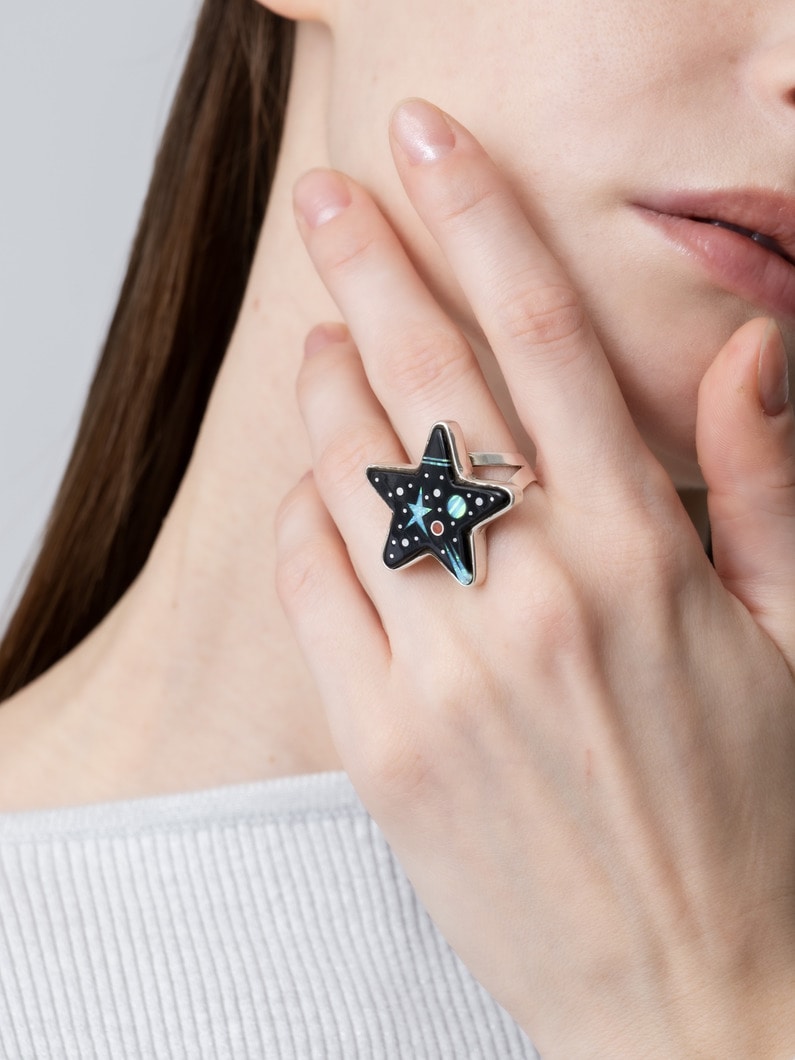 ナイトセレモニー スター リング 詳細画像 black 2