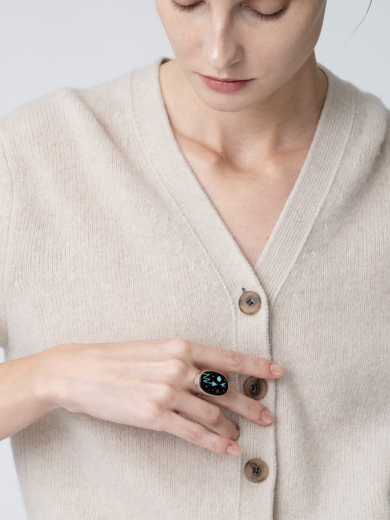 ナイトセレモニー オーバルリング 詳細画像 black 7