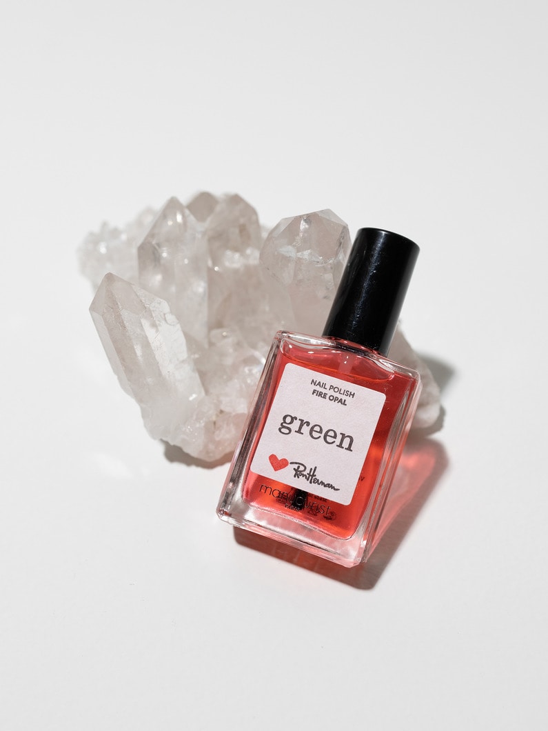 Green Natural Nail Polish (Fire Opal) 詳細画像 other 1