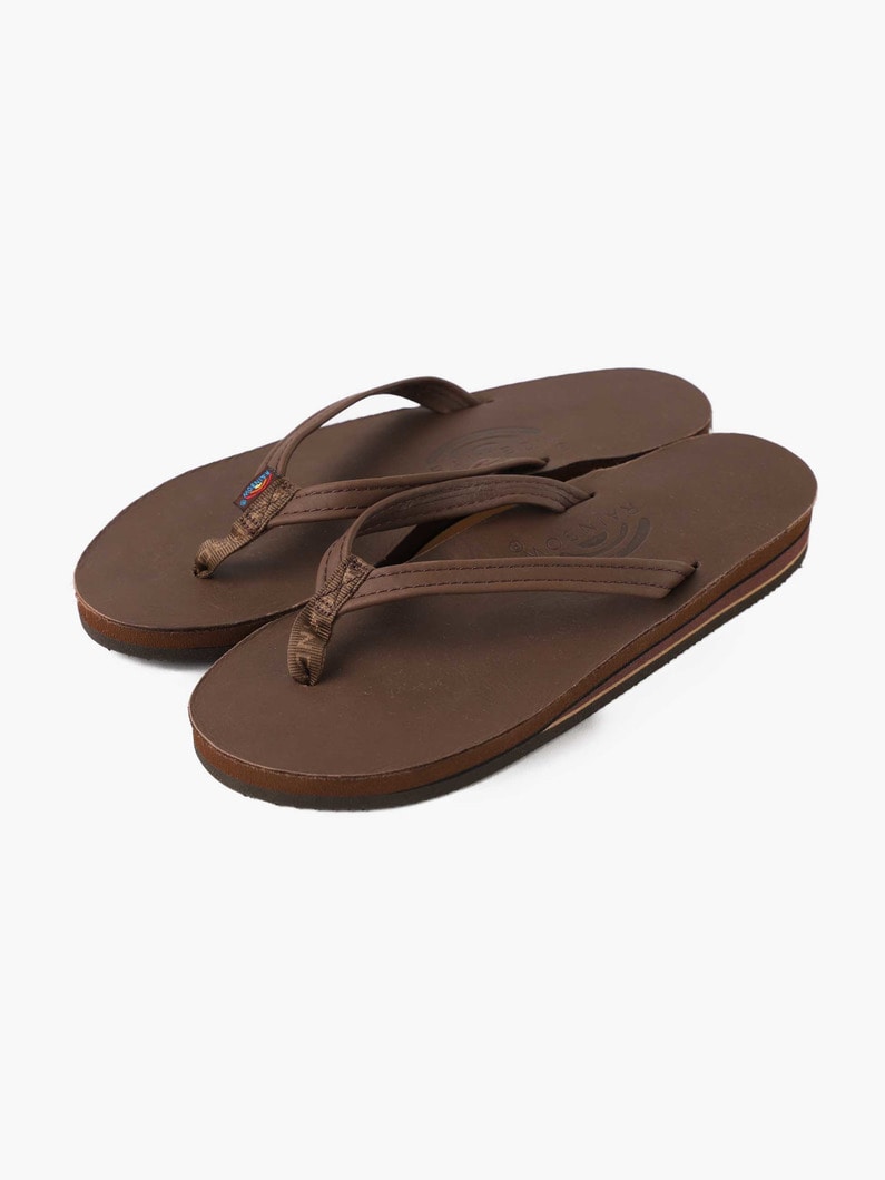Double Layer Classic Narrow Sandals(women) 詳細画像 brown 1