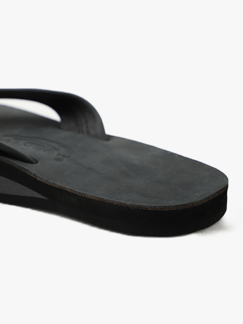 Premier Leather Single Layer Sandals (men/black＆beige)　 詳細画像 black 7