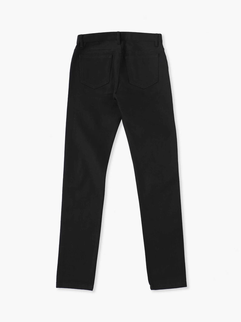 Petite New Standard Rigid Black Denim Pants  詳細画像 black 4