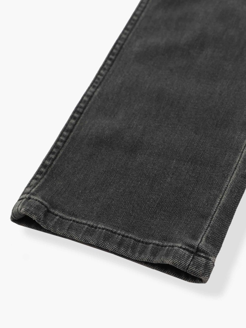 Petite New Standard Black Denim Pants 詳細画像 black 6