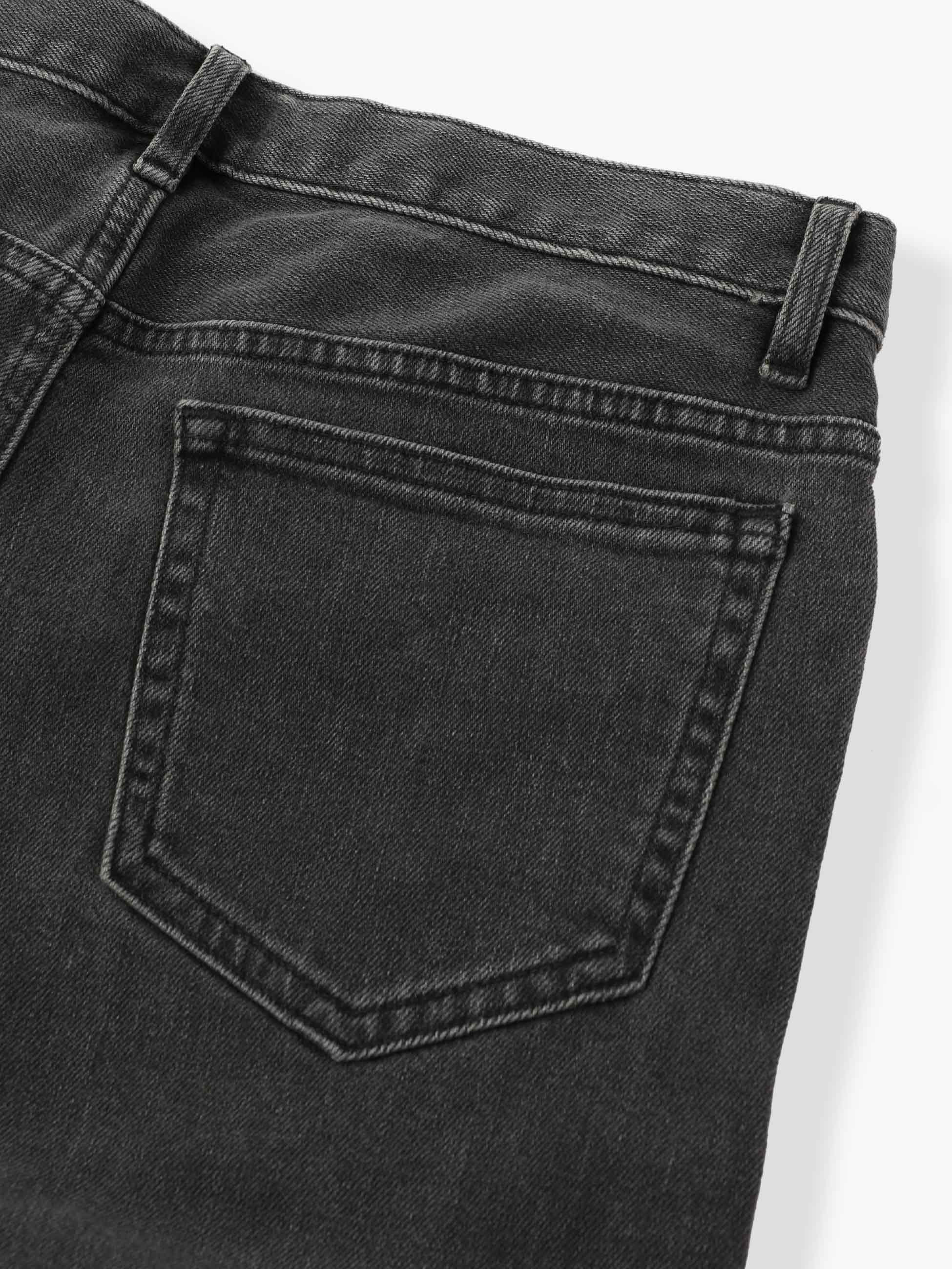 Petite New Standard Black Denim Pants 詳細画像 black 7
