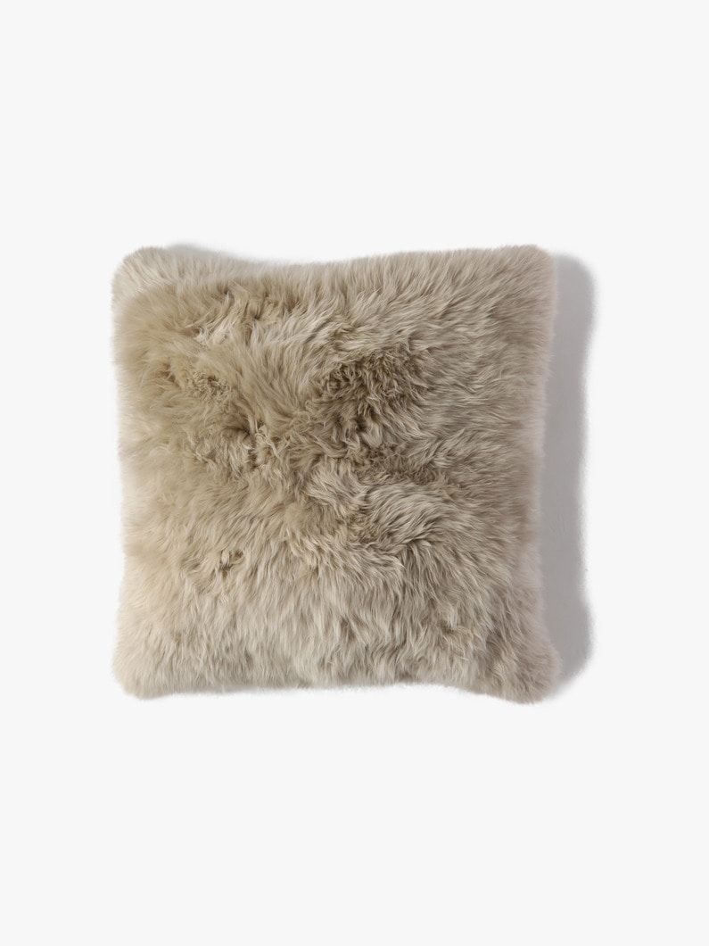 Mouton Cushion (80×80cm) 詳細画像 light brown 1