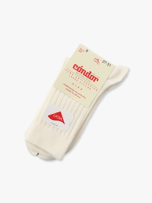 Basic Rib Short Socks (4~8) 詳細画像 off white
