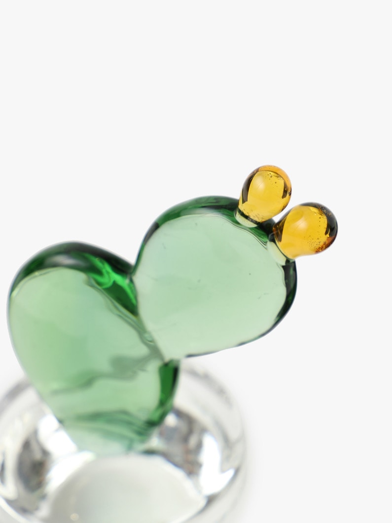 Paperweight Cactus Yellow Flower 詳細画像 green 3