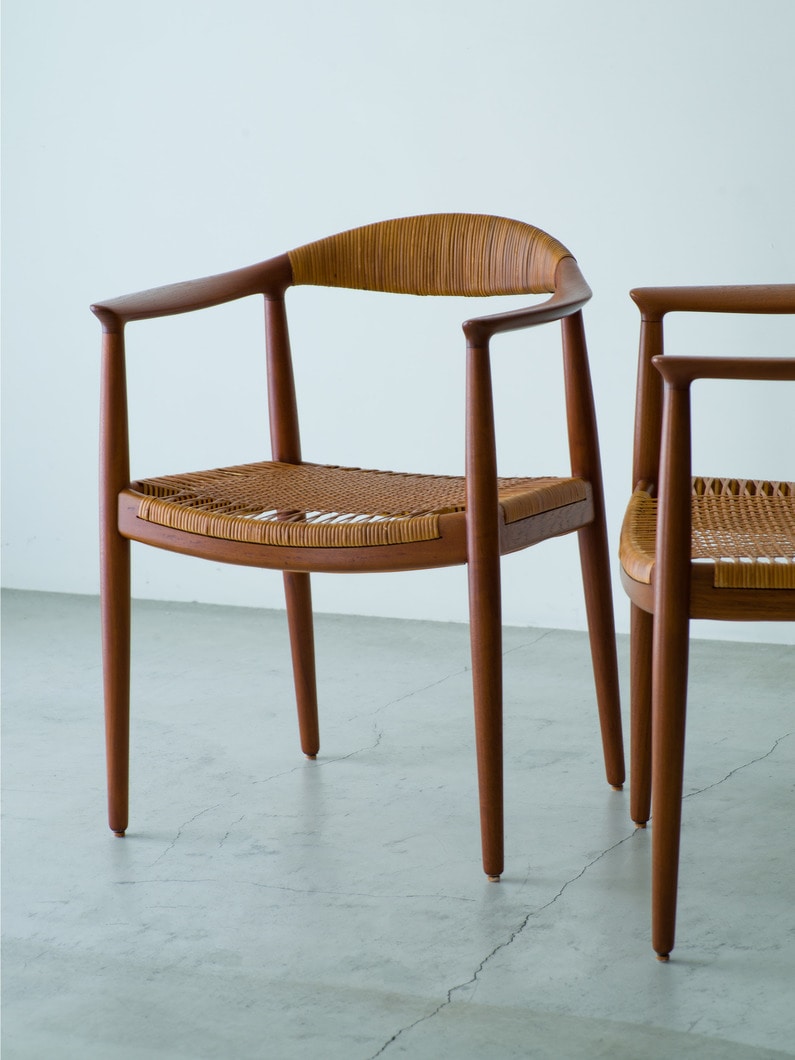 Hans J. Wegner Round Caned Arm Chairs 詳細画像 other