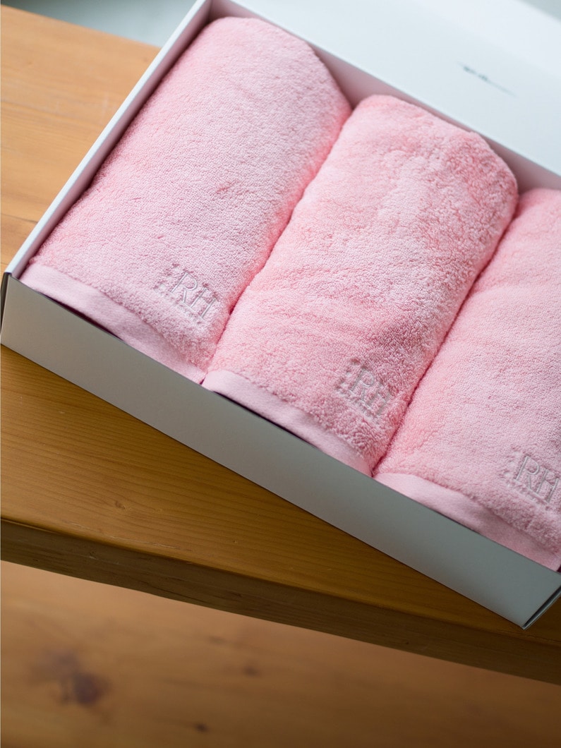 Towel Gift Set (Bath Towel×3) 詳細画像 light pink 1