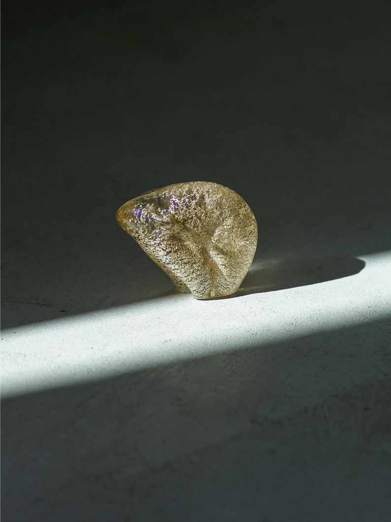 Medium Bear Glass Object (Mica) 詳細画像 gold 1