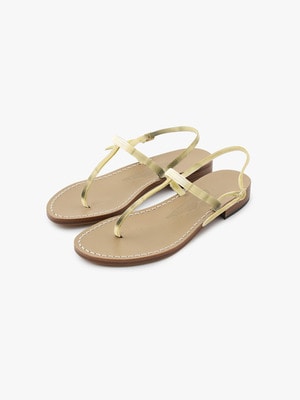 GAIL Leather Sandals 詳細画像 gold