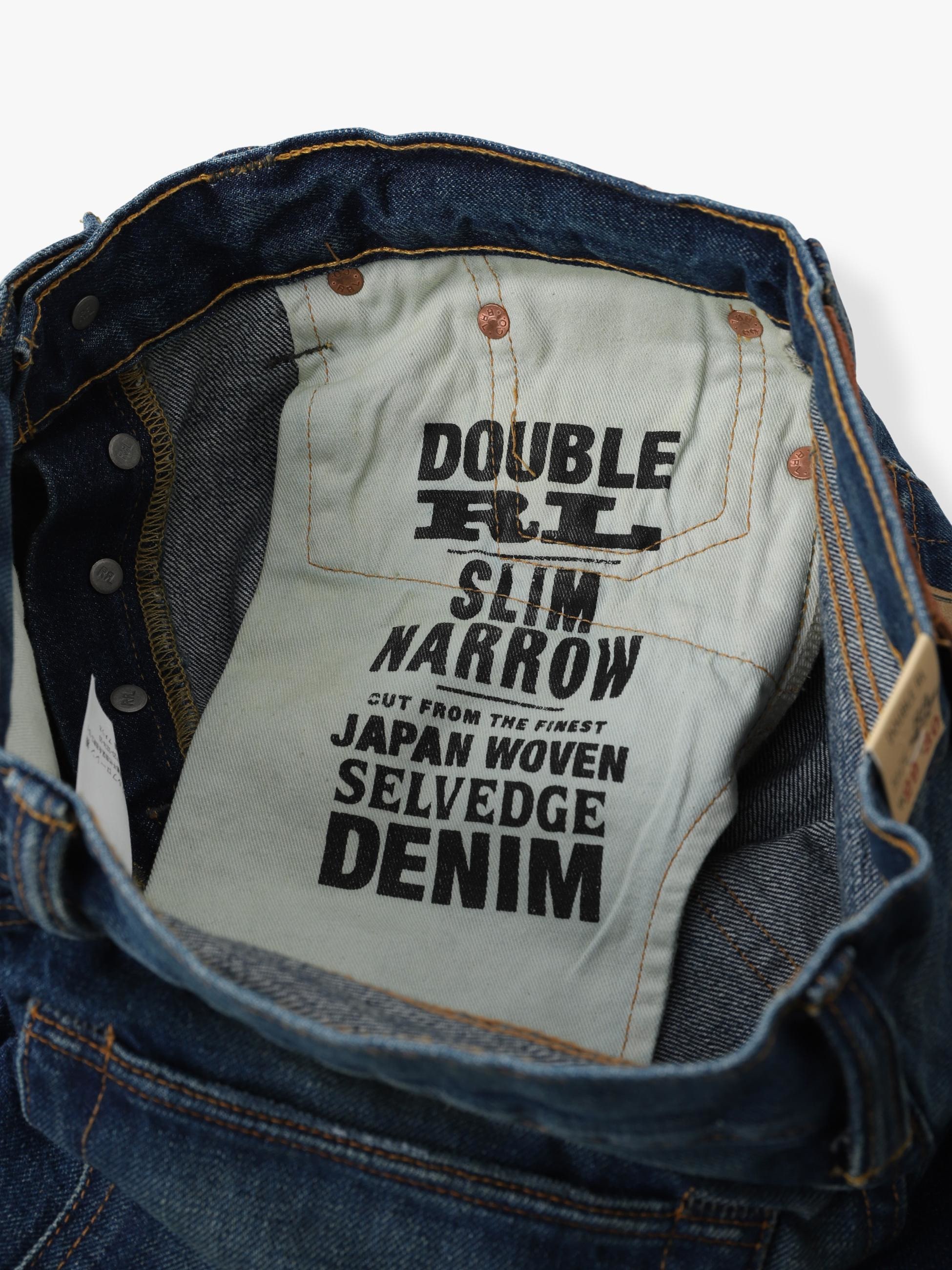 Slim Narrow Fit Denim Pants｜Double RL(ダブル アール エル)｜Ron Herman