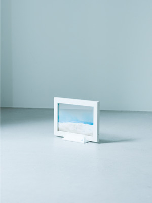 Blue Ocean Sand Picture (14.5×21.5cm) 詳細画像 white