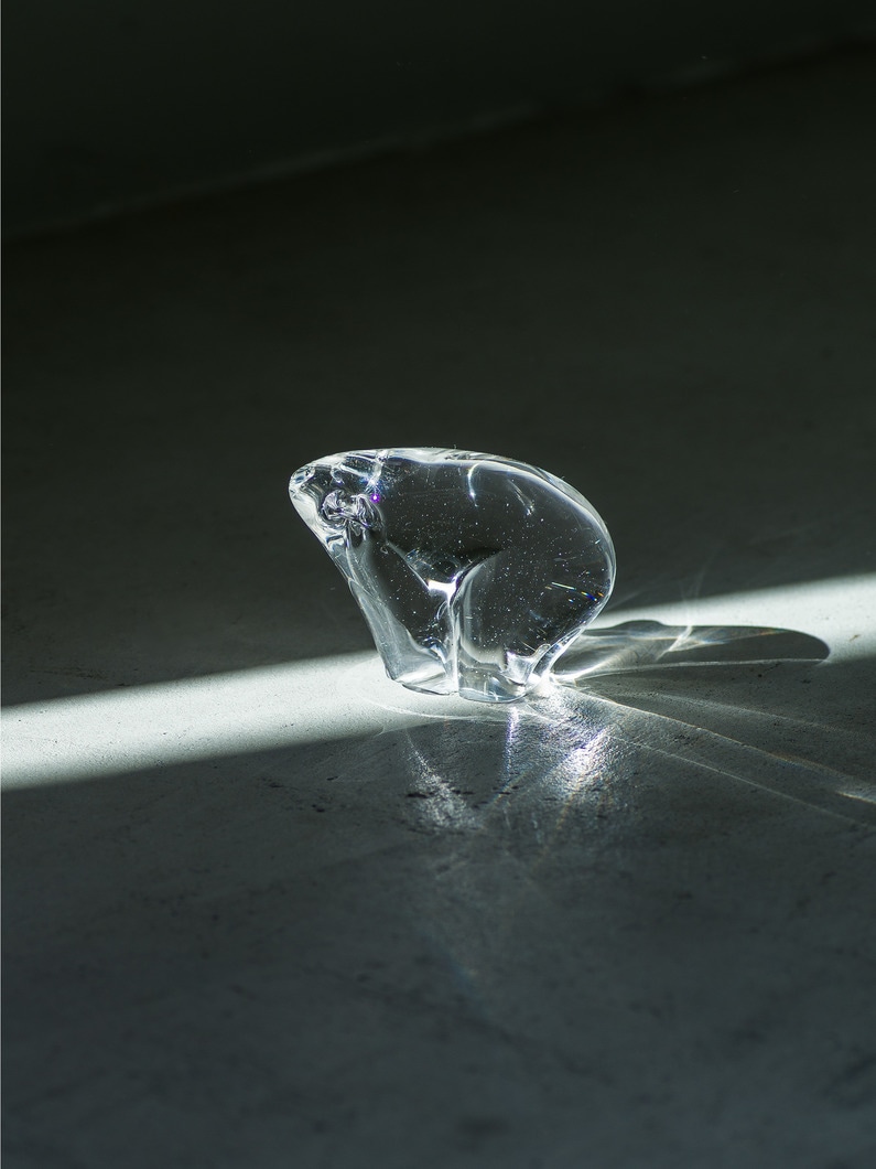Medium Bear Glass Object (Clear) 詳細画像 other 1