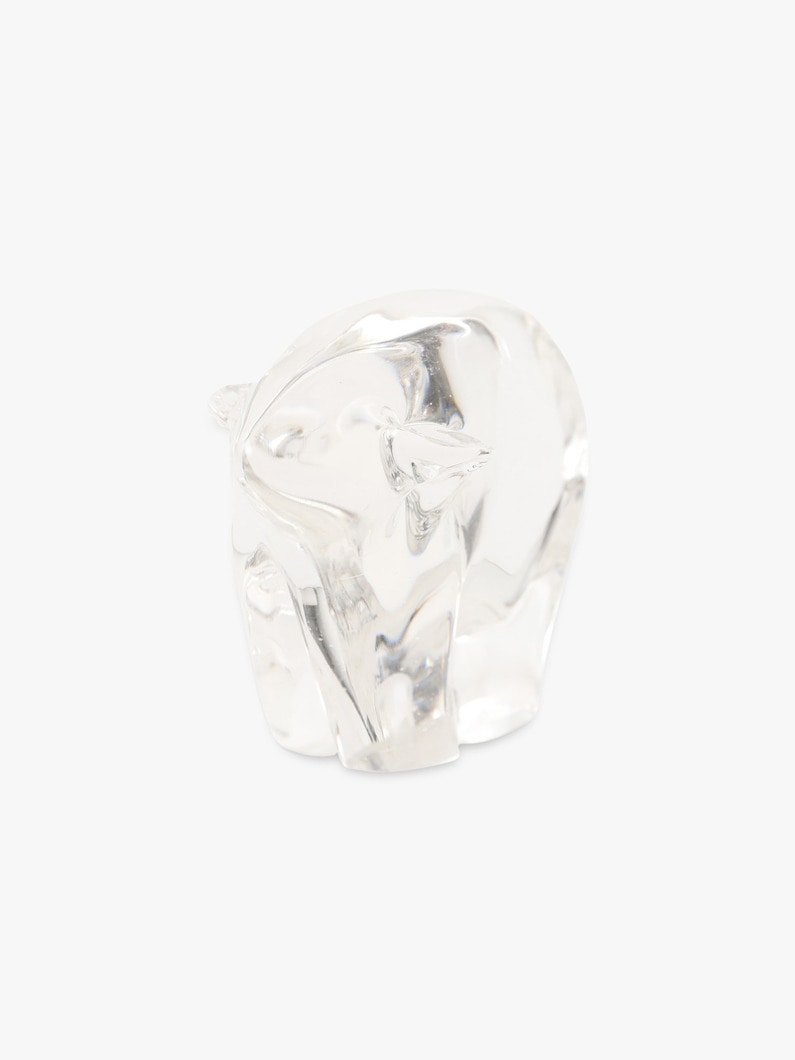 Medium Bear Glass Object (Clear) 詳細画像 other 2