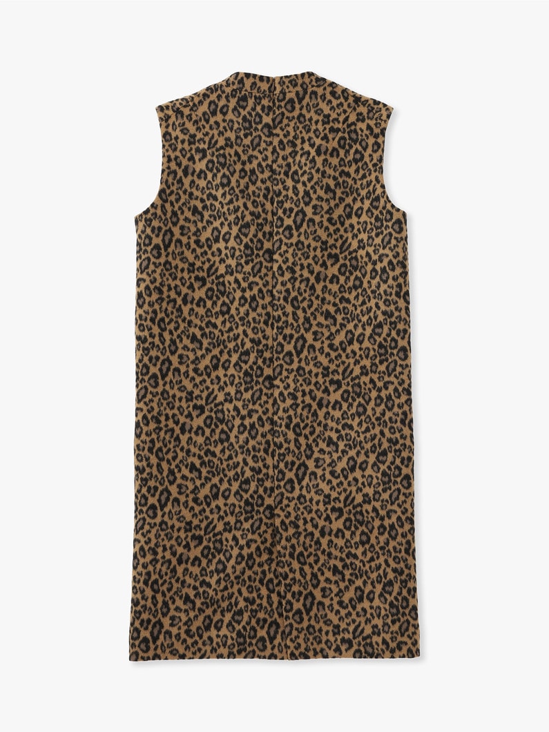 Leopard Print V Neck Dress 詳細画像 other 5