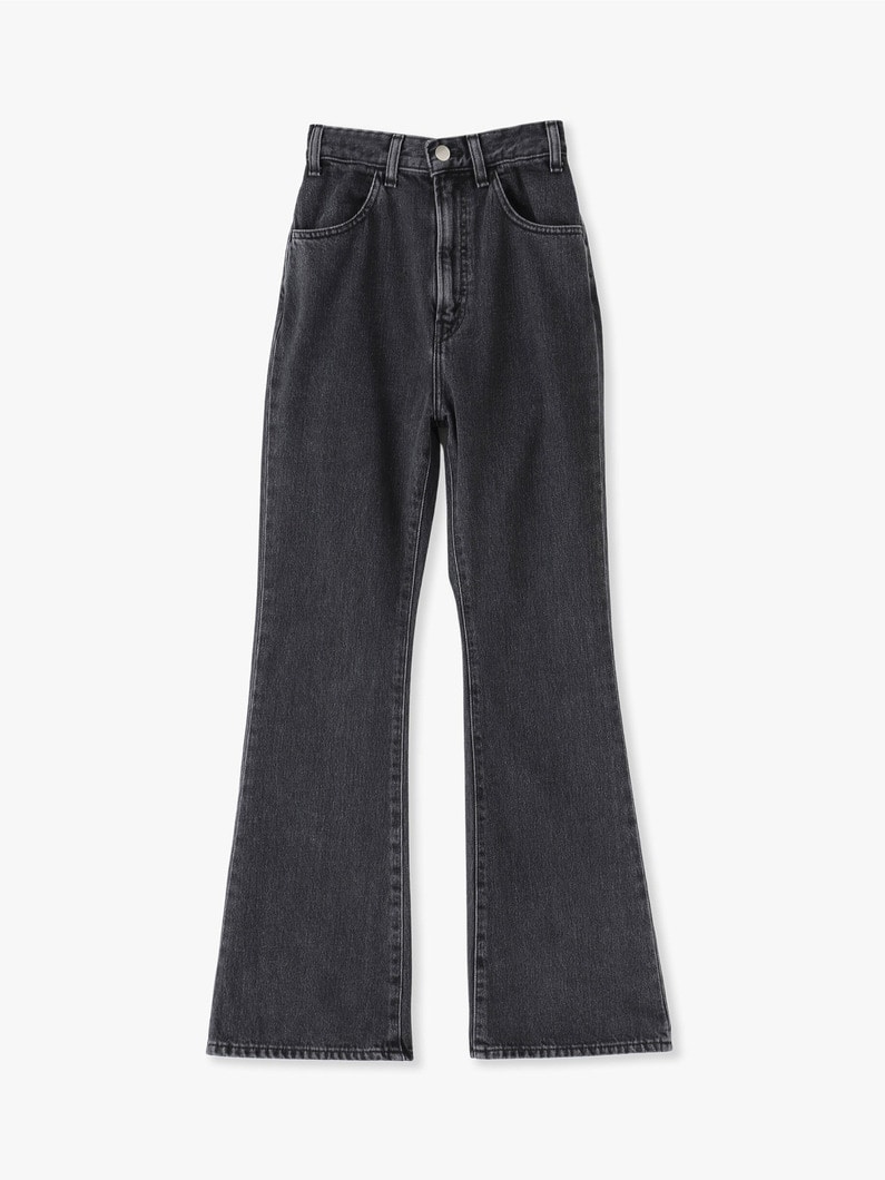 Bootscut Denim Pants (black) 詳細画像 black 2