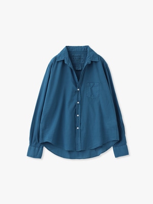 Eileen Organic Cotton Voil Shirt 詳細画像 dark blue