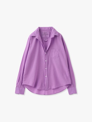 Eileen Organic Cotton Voil Shirt 詳細画像 purple